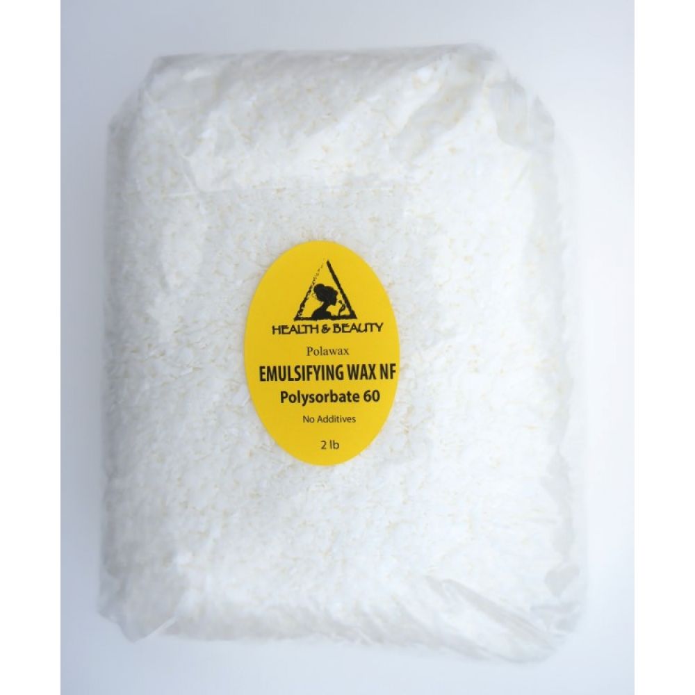 Emulsifying wax nf polysorbate 60 pure polawax 32 oz, 2 lb buy H&B